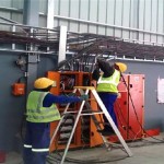 Power-supply-installation